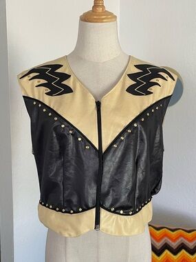 Vintage 1849 Authentic Ranchwear Western Cowgirl Vest